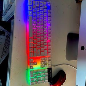 Mechanical multicolored keyboard